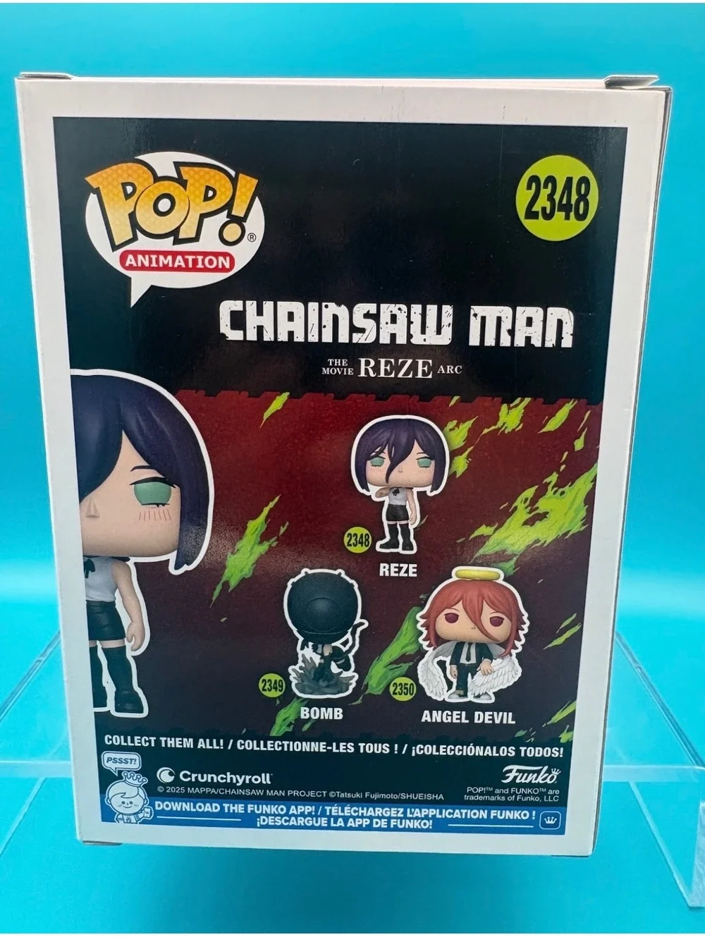 Alexis Tipton signed Reze Chainsaw Man Funko pop 2348 with MAS COA